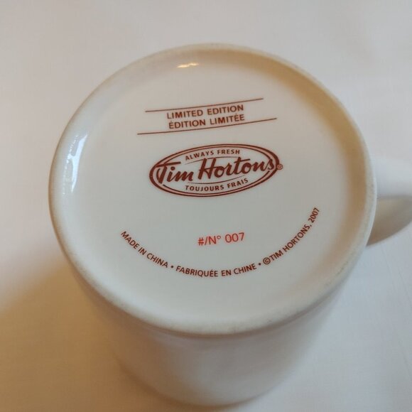 Tim Hortons coffee Mug 007 Limited Edition Collectable 2007 - Picture 5 of 5